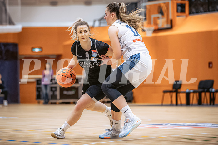 Basketball, Win2Day Basketball Damen Superliga 2022/23, Grunddurchgang 13.Runde, Vienna Timberwolves, Basket Flames, Ajla Mihmic (9)