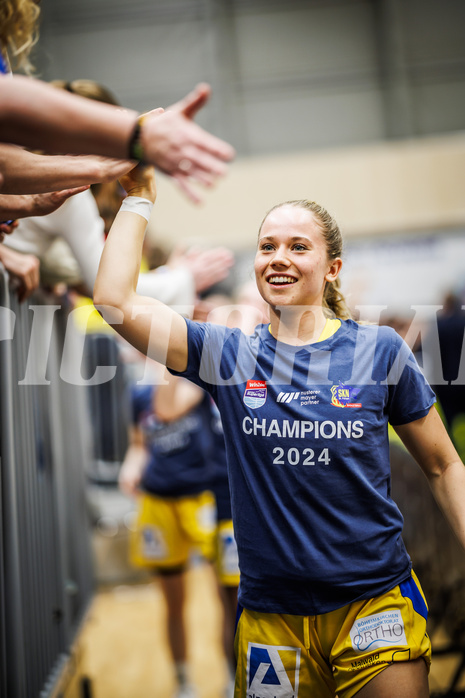 Basketball, Win2Day Basketball Damen Superliga 2023/24, Playoff, Finale Spiel 3, SKN St. Pölten, UBI Graz, 