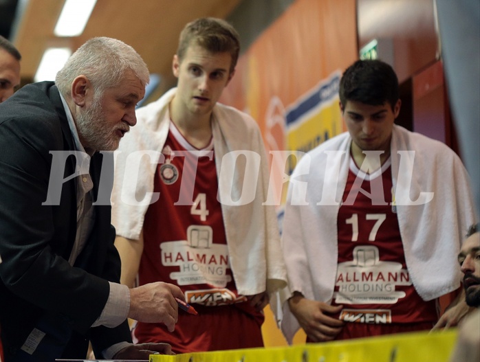 Basketball ABL 2015/16 Grunddurchgang 24.Runde Kapfenberg Bulls vs BC Vienna
