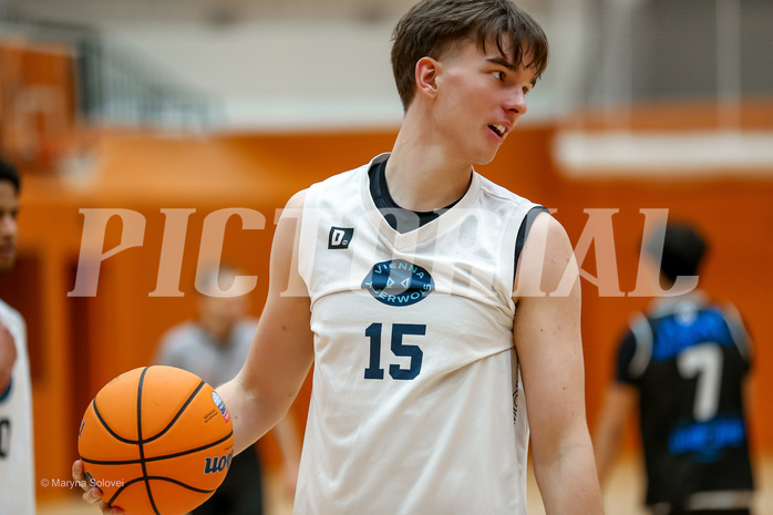 26.01.2025 Österreichischer Basketballverband 2024/25, SLMU19, Vienna Timberwolves vs. Basket Dukes