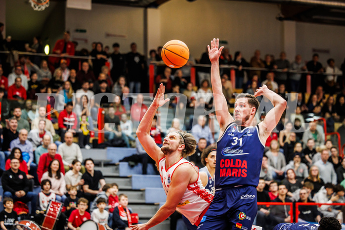 Basketball, win2day Basketball Superliga 2024/25, Grunddurchgang 20.Runde, Traiskirchen Lions, BBC Nord Dragonz, Moritz Lanegger-Rest (8)