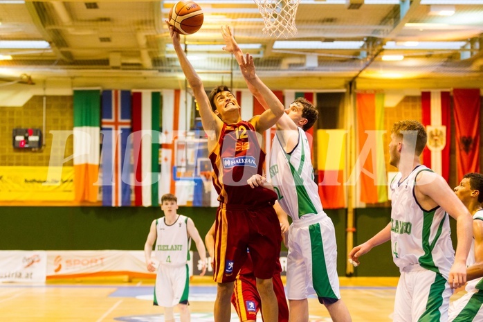 FIBA U18 European Championship Men 2015 DIV B Team Ireland vs Team Macedonia