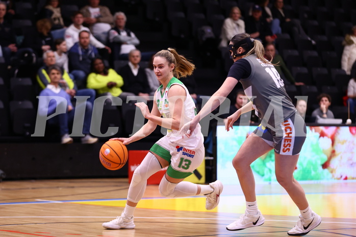 02.03.2025, Graz, Raiffeisen Sportpark, Basketball Damen Superliga 2024/25, Grunddurchgang, 14.Runde, UBI Graz vs. Klosterneuburg Duchess,  