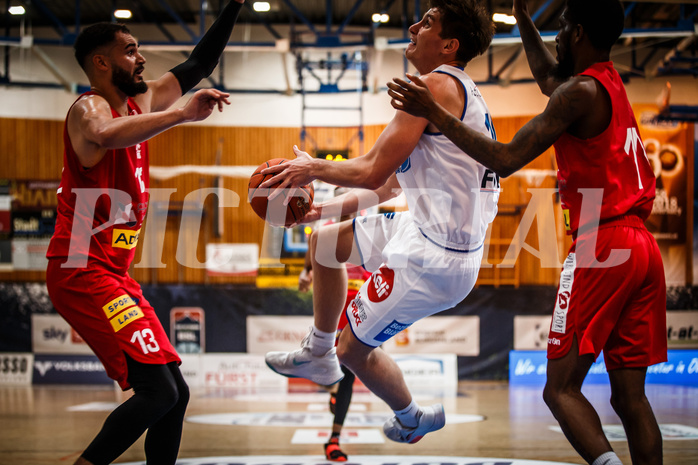 Basketball, Basketball Austria Cup 2021/22, Achtelfinale, Oberwart Gunners, Traiskirchen Lions, 