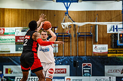 Basketball, bet-at-home Basketball Superliga 2021/22, Grunddurchgang Runde 4, Oberwart Gunners, BC GGMT Vienna, Renato Poljak (16)