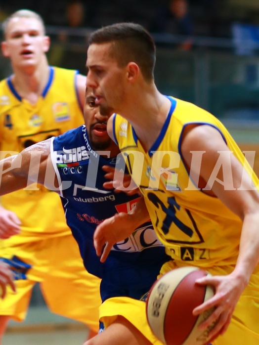 Basketball ABL 2015/16 Grunddurchgang 17.Runde UBSC Graz vs. Kapfenberg Bulls


