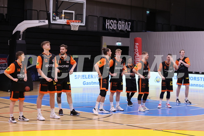 01.04.2023, Graz, Raiffeisen Sportpark Graz, Basketball Superliga 2022/23, 7. Qualifikationsrunde, UBSC Raiffeisen Graz vs. CITIES Panthers Fürstenfeld 