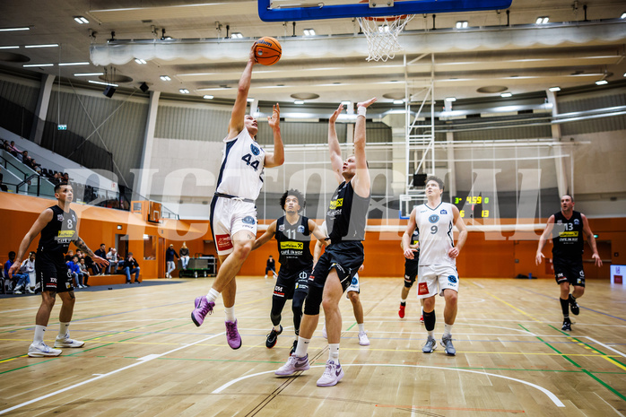 Basketball, Basketball Zweite Liga 2024/25, Grunddurchgang 11.Runde, Vienna Timberwolves, Mattersburg Rocks, Ivor Kuresevic (44)