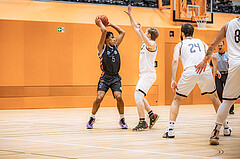 Basketball, Basketball Zweite Liga 2022/23, Grunddurchgang 12.Runde, Basket Flames, Vienna United, Obinna Anthony Ndukwe (5)