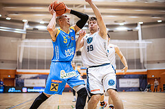 Basketball, Win2Day Superliga 2022/23, Grunddurchgang 22.Runde, Vienna Timberwolves, SKN St. Pölten Basketball, Philip Jalalpoor (5)