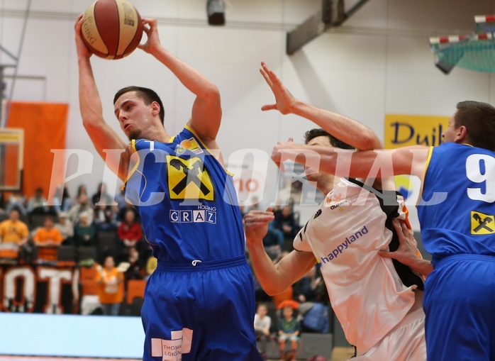 Basketball ABL 2015/16 Grunddurchgang 23.Runde BK Dukes Klosterneuburg vs. UBSC Graz


