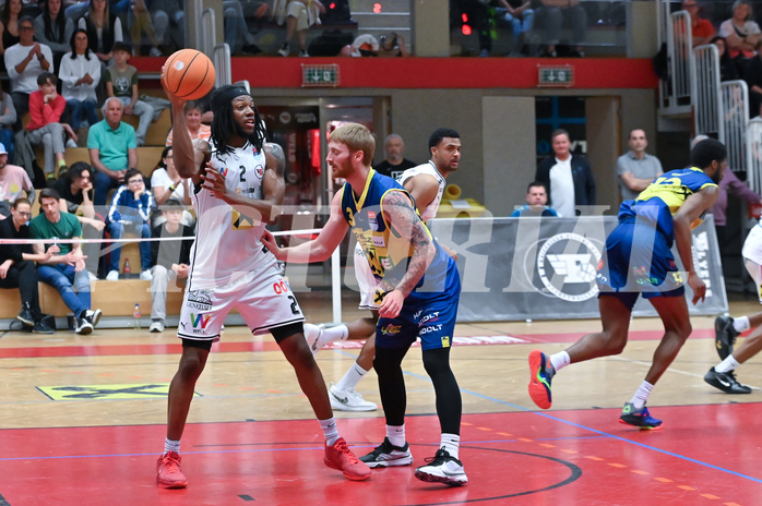Basketball, Superliga 2024/25, 9. Plazierungsrunde, Flyers Wels vs. UBSC Graz,
