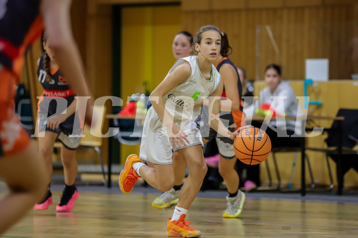 20.10.2024 Österreichischer Basketballverband 2024/25, SLWU16, Basket Flames UNION vs. Basket Duchess

