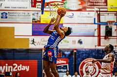Basketball, Win2Day Superliga 2024/25, 2. Platzierungsrunde, Traiskirchen Lions, Oberwart Gunners, Robert Allen (10)