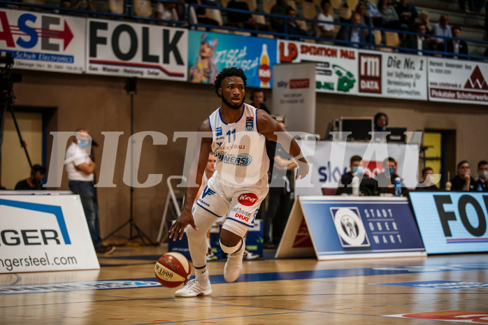 Basketball, bet-at-home Basketball Superliga 2020/21, Grunddurchgang 1. Runde, Oberwart Gunners, Kapfenberg Bulls, Freddie McSwain Jr. (11)