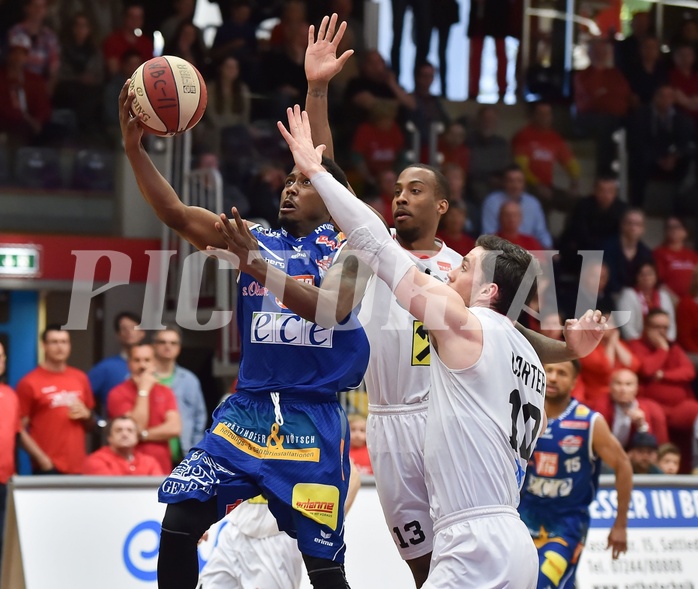 Basketball ABL 2015/16 Playoff Viertelfinale Spiel 1 WBC Wels vs Kapfenberg Bulls