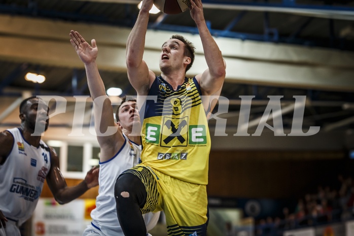 Basketball, ABL 2018/19, Grunddurchgang 27.Runde, Oberwart Gunners, UBSC Graz, Anton Maresch (8)