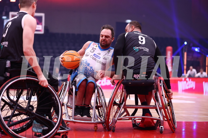 19.01.2025, Graz, Raiffeisen Sportpark, Rollstuhl BB Cup 2025, Finale, Flinkstones Graz vs Sitting Bulls Klosterneuburg,  