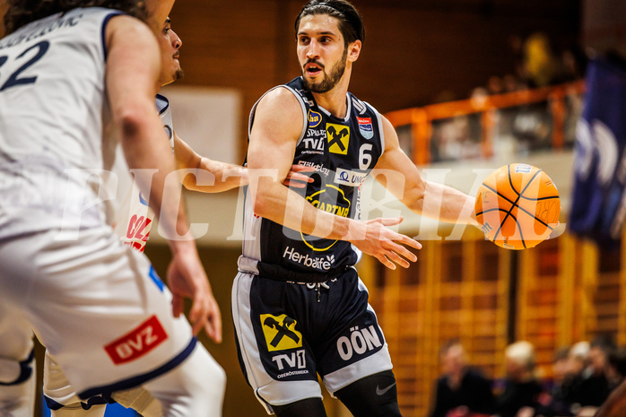 Basketball, win2day Basketball Superliga 2024/25, Grunddurchgang Runde 18, BBC Nord Dragonz, Gmunden Swans, Daniel Friedrich (6)