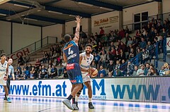 Basketball, ABL 2017/18, Grunddurchgang 15.Runde, Oberwart Gunners, Kapfenberg Bulls, Aaron Ross (13)