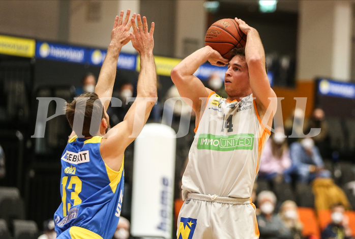 Basketball Superliga 2021/22, Grunddurchgang 14.Runde Klosterneuburg Dukes vs. SKN St. Pölten


