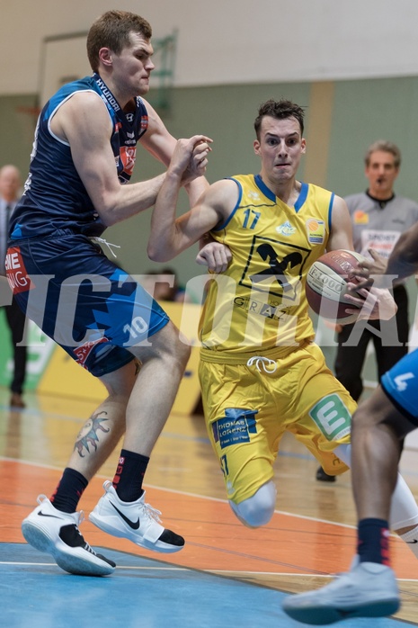 Basketball ABL 2017/18 Grunddurchgang 13.Runde UBSC Graz vs. Kapfenberg Bulls