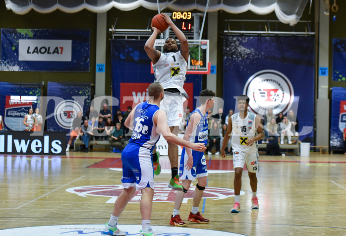 Win2Day Basketball Superliga 2022/23, 9. Plazierungsrunde, Flyers Wels, Oberwart Gunners,
