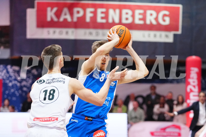 Win2day Basketball Superliga 2023/24, 2.Platzierungsrunde, Kapfenberg vs. Oberwart


