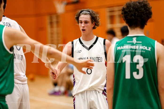 22.03.2025 Österreichischer Basketballverband 2024/25, SLMU19, Vienna United vs. Kapfenberg Bulls 