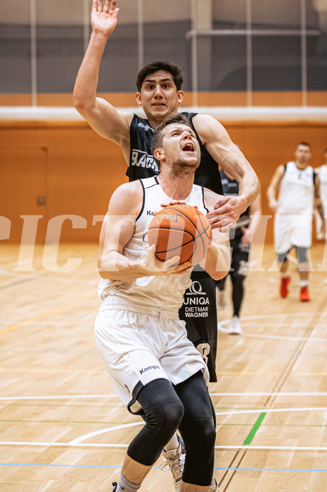 Basketball, Basketball Zweite Liga 2022/23, Grunddurchgang 19.Runde, Basket Flames, Güssing Blackbirds, Jernej Andolsek Heine (1)