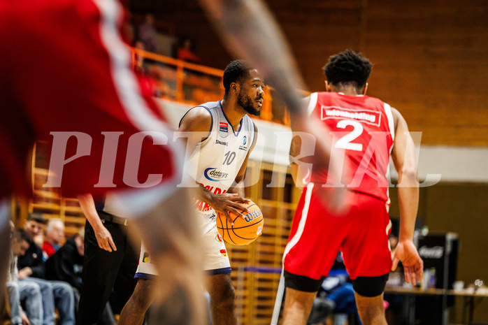 Basketball, win2day Basketball Superliga 2024/25, Grunddurchgang Runde 21, BBC Nord Dragonz, BC Vienna, Austen Awosika (10)