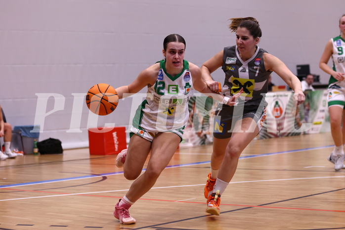 03.02.2024, Graz, Raiffeisen Sportpark, Basketball Damen Superliga 2023/24, Grunddurchgang 11.Runde, UBI Holding Graz - BK Raiffeisen Duchess Klosterneuburg ,  