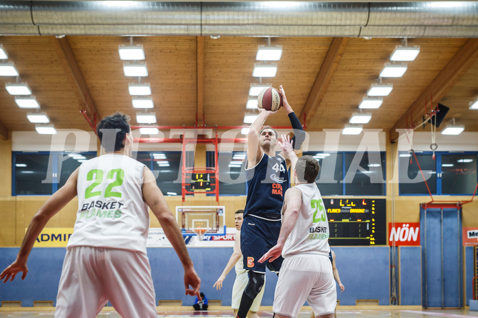 Basketball, Basketball Zweite Liga, Grunddurchgang 19.Runde, Basket Flames, BBC Nord Dragonz, Fuad Memcic (44)