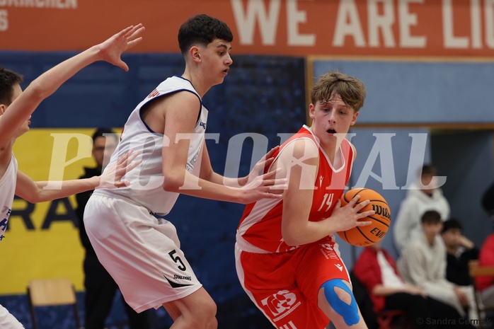 Basketball Superliga 2024/25, SLMU14 Traiskirchen Lions Academy vs. ATSE Graz



