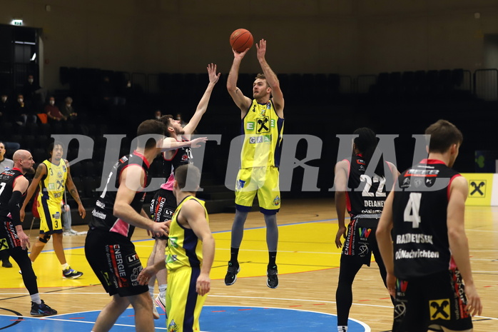 Basketball Superliga 2021/22, Grunddurchgang 13.Runde UBSC Graz vs. Raiffeisen Flyers Wels