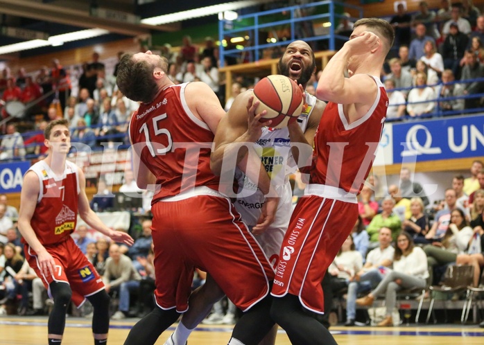 Basketball ABL 2018/19, Playoff VF Spiel 5 Gmunden Swans vs. Traiskirchen Lions


