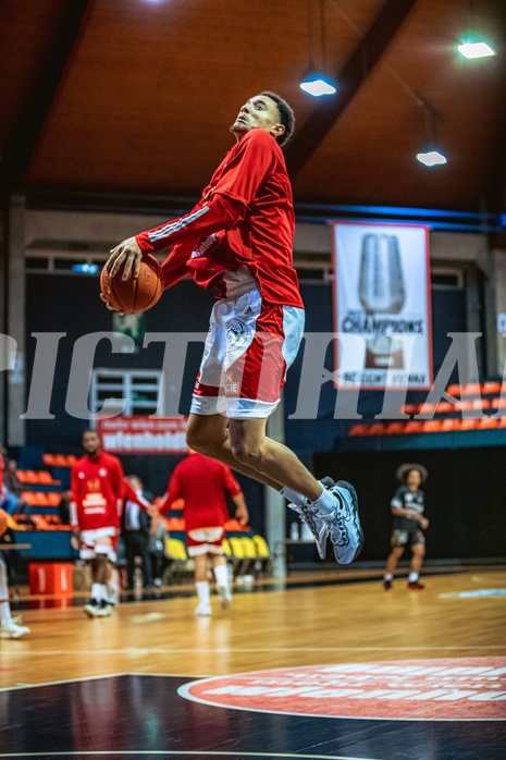 Basketball, Win2Day Superliga 2022/23, Grunddurchgang 5.Runde, BC GGMT Vienna, Raiffeisen Flyers Wels, Khalid Thomas (15)