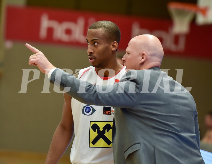 Basketball ABL 2015/16 Grunddurchgang 27.Runde WBC Wels vs Traiskirchen Lions