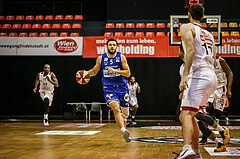 Basketball, bet-at-home Basketball Superliga 2020/21, Grunddurchgang 7. Runde, BC Vienna, Oberwart Gunners, Ignas Fiodorovas (5)