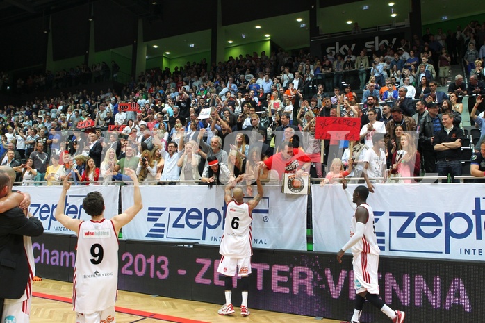 Basketball ABL 2012-13 Snickers-Playoffs Fnale 5.Spiel BC Vienna vs. Oberwart Gunners


