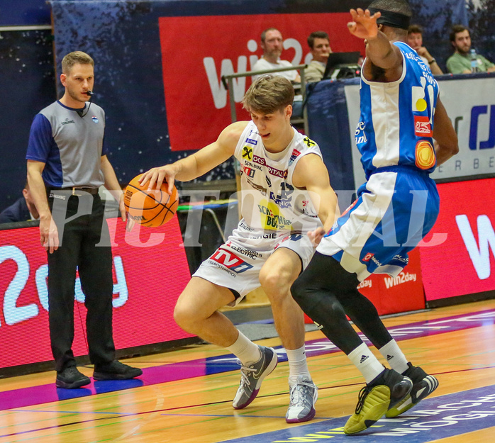 Basketball Superliga 2023/24, Playoff, Viertelfinale Spiel 1 Gmunden Swans vs. Oberwart Gunners