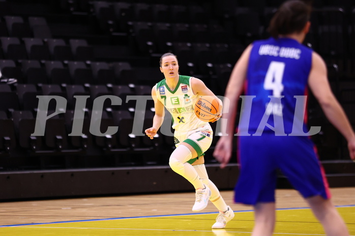 28.01.2024, Graz, Raiffeisen Sportpark, Basketball Damen Superliga 2023/24, Grunddurchgang 10.Runde, UBI Holding Graz - UBSC-DBBC Graz ,  