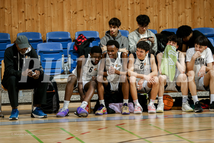 16.02.2025 Österreichischer Basketballverband 2024/25, SLMU16 Basket Flames WAT vs SG Salzkammergut