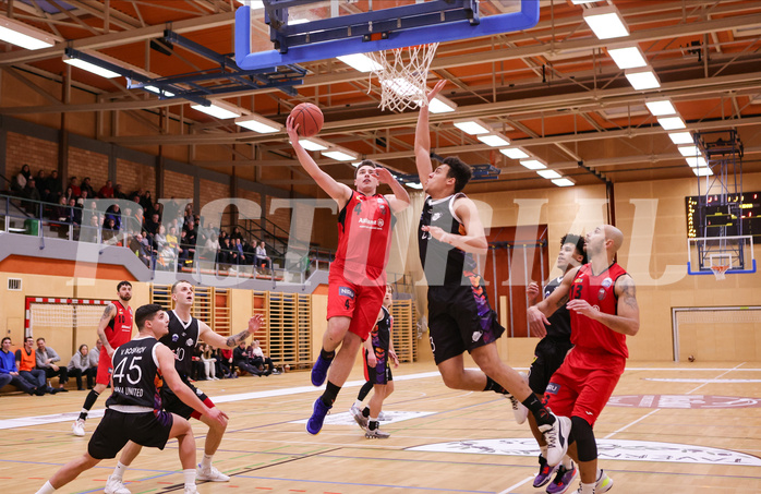 Basketball Zweite Liga 2022/23, Grunddurchgang 16.Runde Mistelbach Mustangs vs. Vienna United


