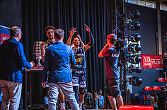Basketball, Win2Day Superliga 2022/23, Playoff, Finale Spiel 4, BC Vienna, Gmunden Swans, 