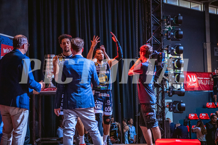 Basketball, Win2Day Superliga 2022/23, Playoff, Finale Spiel 4, BC Vienna, Gmunden Swans, 