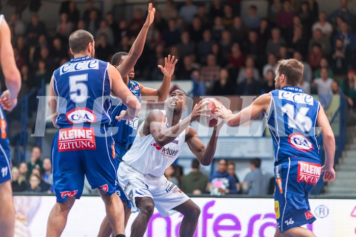 Basketball ABL 2015/16 Grunddurchgang 19.Runde Oberwart Gunners vs. Kapfenberg Bulls