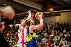 Basketball, win2day Basketball Superliga 2024/25, Grunddurchgang 18.Runde, Traiskirchen Lions, UBSC Graz, Cooper Robb (3)
