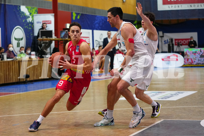 Basketball Superliga 2021/22, Grundduchgang 13.Runde , Kapfenberg  vs. Traiskirchen


