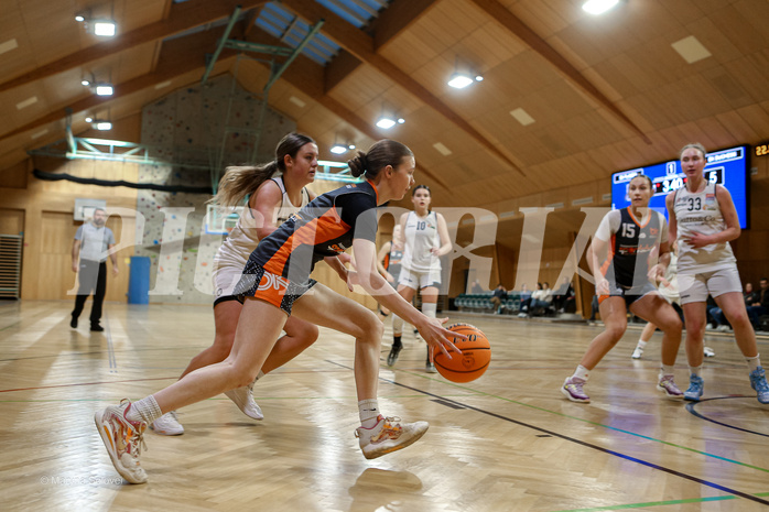 22.02.2025 Österreichischer Basketballverband 2024/25, SLWU19 Basket Flames UNION vs Basket Duchess